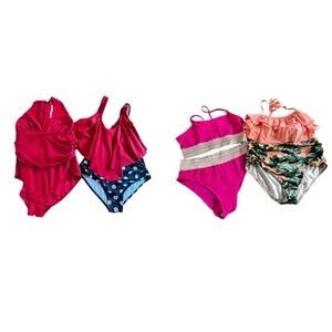 Lot of (4) Women’s Swimsuits - Size Large